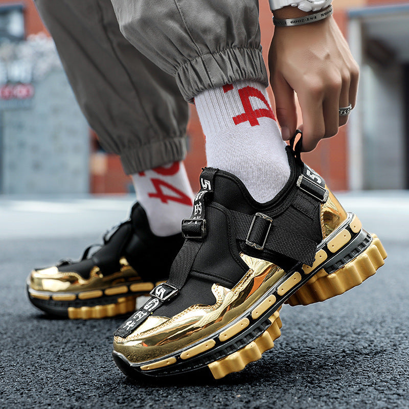 Gear Outsole Personality Leisure Breathable Net Celebrity Sports Trend Hip-Hop Men'S Shoes